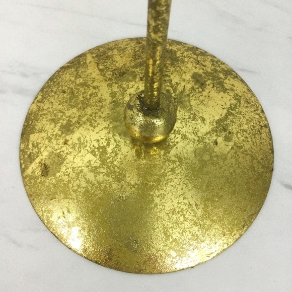 Vintage cherub gold tone metal taper candlestick holder Philippines - Picture 7 of 9